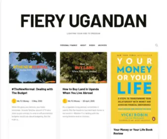 Fieryugandan.com(Lighting your FIRE to freedom) Screenshot