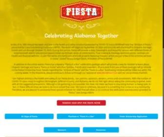 Fiestabham.com(Alabama's Largest Celebration of Highspanic Art and Culture) Screenshot