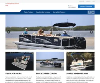 Fiestaboats.com(Fiesta Saltwater Pontoon Boats) Screenshot