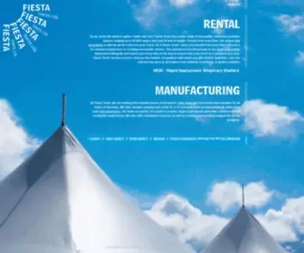 Fiesta.ca(Tent manufacturers Fiesta Tents offer a range of models) Screenshot