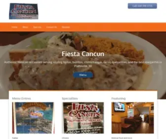 Fiestacancunplatteville.com(Authentic mexican food) Screenshot