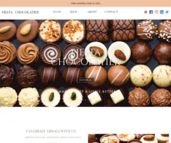 Fiestachocolatier.com(Fiesta Chocolatier) Screenshot