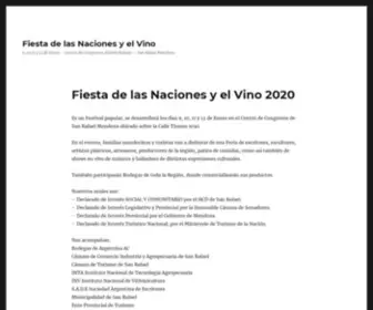 Fiestadelasnacionesyelvino.com(9,10,11 y 12 de Enero) Screenshot