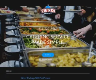 Fiestafood.net(Fiesta Catering) Screenshot