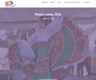 Fiestalatina.org(WNMU) Screenshot