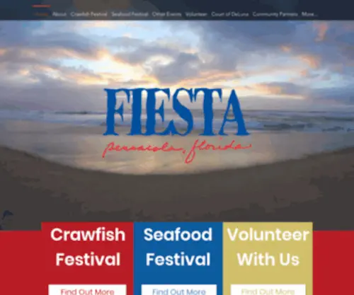 Fiestapensacola.org(Fiesta Pensacola) Screenshot