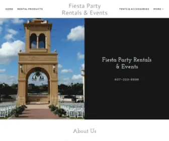 Fiestarentalsandevents.com(Party and Event Rentals) Screenshot