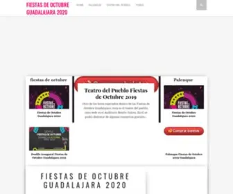 Fiestasdeoctubreguadalajara.com.mx(Fiestas de Octubre Guadalajara 2020) Screenshot