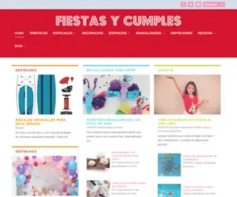 Fiestasycumples.com(Fiestas infantiles y cumples 🎁fiestas infantiles y cumpleaños de niños) Screenshot