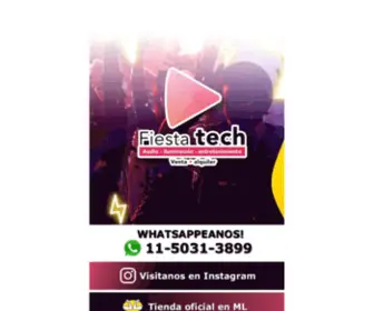 Fiestatech.com.ar(Audio, Iluminacion, Entretenimiento) Screenshot