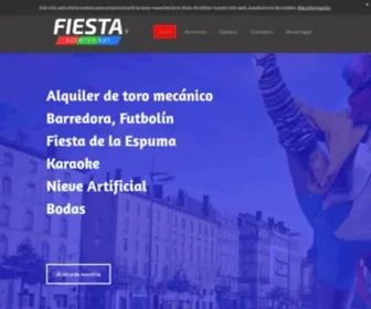 Fiestayeventos.net(Alquiler y venta de cañones de espuma) Screenshot