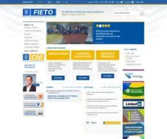 Fieto.com.br(Portal FIETO) Screenshot