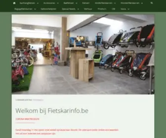Fietskarinfo.be(De fietswinkel bij uitstek voor fietskarren & bakfietsen) Screenshot