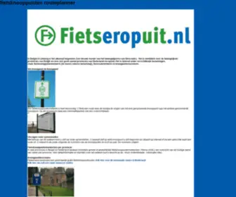 Fietsknooppunten.nl(Fietsknooppunten netwerk routeplanner fietsrouteplanners) Screenshot