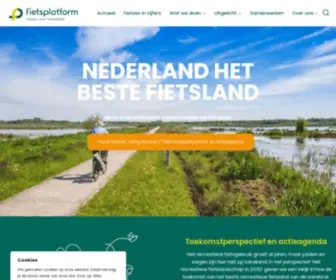 Fietsplatform.nl(Landelijk Fietsplatform) Screenshot