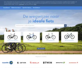 Fietsvergelijkers.nl(De wegwijzer naar je ideale fiets) Screenshot