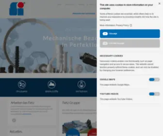 Fietz.de(Kunststofftechnik in Perfektion) Screenshot