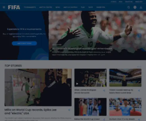 Fifa.com(Fifa) Screenshot