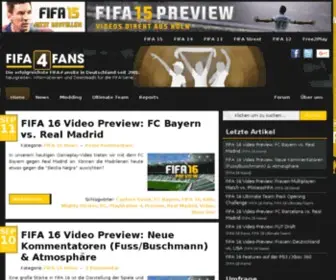 Fifa4Fans.de(FIFA 4) Screenshot