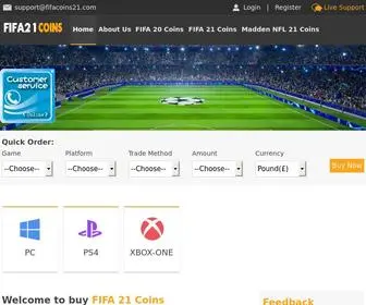 Fifacoins21.com(Buy FIFA 21 Coins) Screenshot