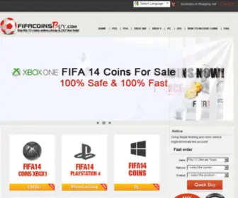 Fifacoinsbuy.co.uk(FIFA 14 coins) Screenshot