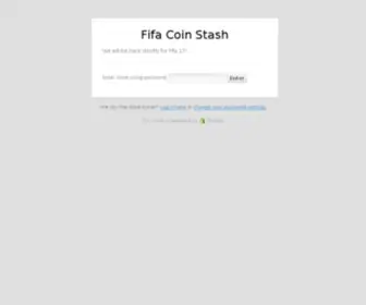 Fifacoinstash.com(Buy Fifa 14 coins at the FifaCoinStash) Screenshot