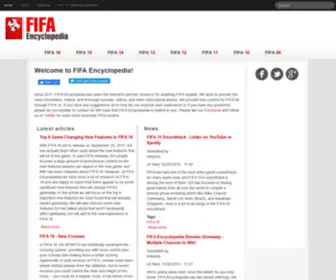 Fifaencyclopedia.com(FIFA Encyclopedia) Screenshot
