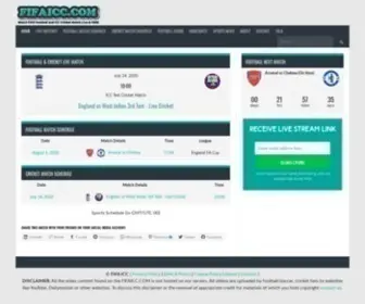 Fifaicc.com(FIFA ICC) Screenshot