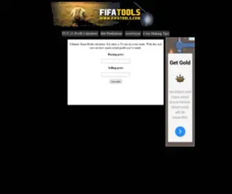 Fifatools.com(EA Tax calculator) Screenshot