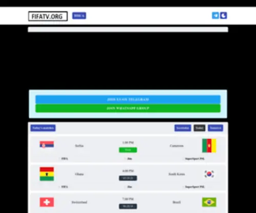 Fifatv.org(FIFA TV LIVE) Screenshot