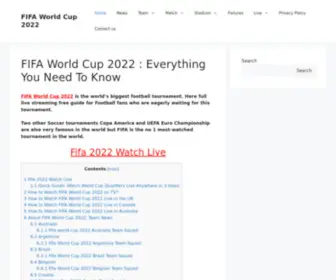 Fifaworldcupspot.com(FIFA World Cup 2022) Screenshot
