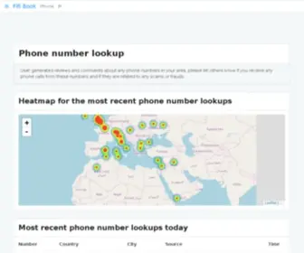Fifibook.com(Reverse Phone Lookup) Screenshot