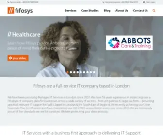 Fifosys.com(IT Company London) Screenshot