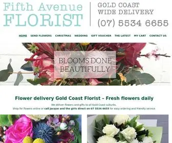 Fifthavenueflorist.com.au(Fresh Flower Delivery Gold Coast) Screenshot