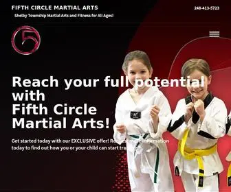 Fifthcirclema.com(Shelby Township Martial Arts & Fitness) Screenshot