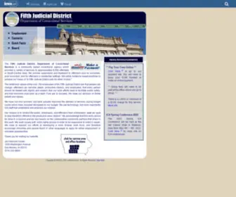 Fifthdcs.com(The Fifth Judicial District Department of Correctional Services) Screenshot