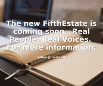 Fifthestate.com(The Leading New Media Site on the Net) Screenshot