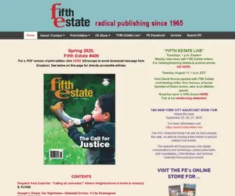 Fifthestate.org(Fifth Estate) Screenshot