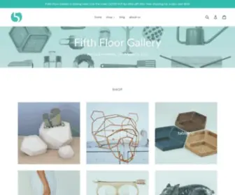 Fifthfloorgallery.com(Fifth Floor Gallery) Screenshot