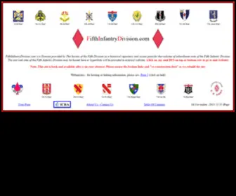 Fifthinfantrydivision.com(Index) Home) Screenshot