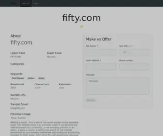 Fifty.com(Fifty) Screenshot
