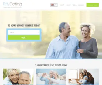Fiftydating.com(Over 50 Dating In The UK) Screenshot