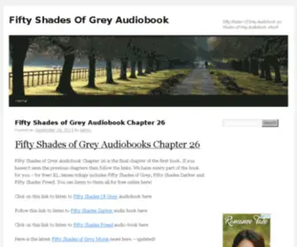 Fiftyshadesofgreyaudiobook.com(Fifty Shades Of Grey Audiobook) Screenshot