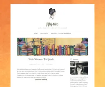 Fiftytwo.blog(Just a blog from a girl who loves books) Screenshot