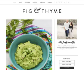 Figandthyme.com(Fig & Thyme) Screenshot