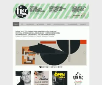 Figbilbao.com(Festival Internacional de grabado) Screenshot