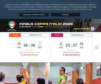 Figh.it(Il sito ufficiale della Federazione Italiana Giuoco Handball) Screenshot
