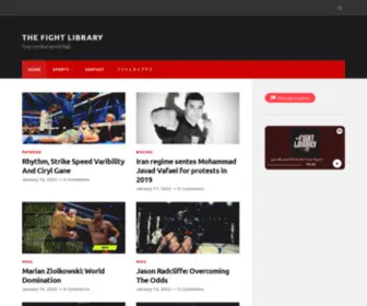 Fight-Library.com(The Fight Library) Screenshot