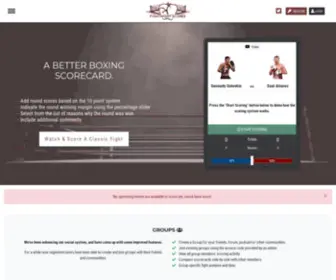 Fight-Score.com(Boxing Scorecard App with Reasoning) Screenshot