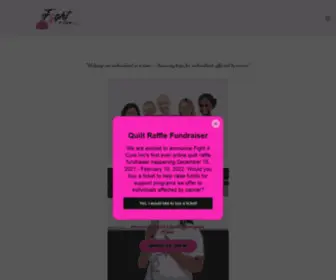 Fight4Cure.org(Fight 4 Cure Inc) Screenshot